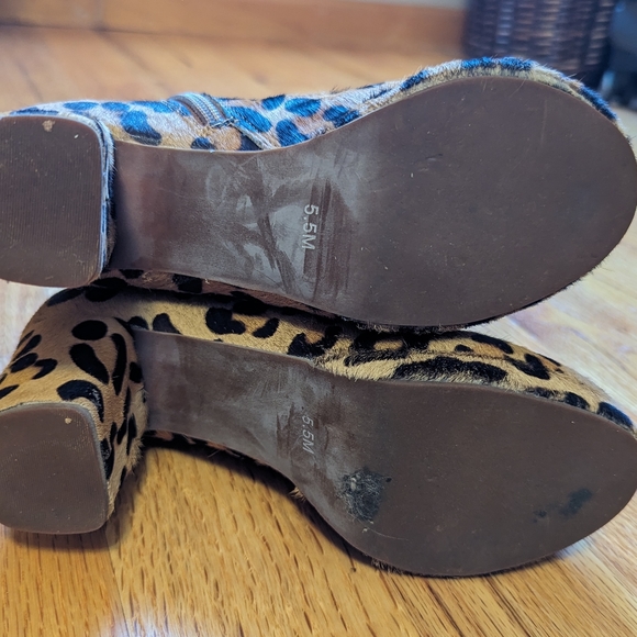 Jeffrey Campbell Luxi Leopard Fur Boots size 5.5 - Picture 9 of 9